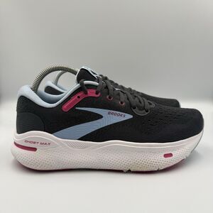 Brooks Ghost Max Women's Size 8.5 Black White Running Shoes Sneakers 1203951D082